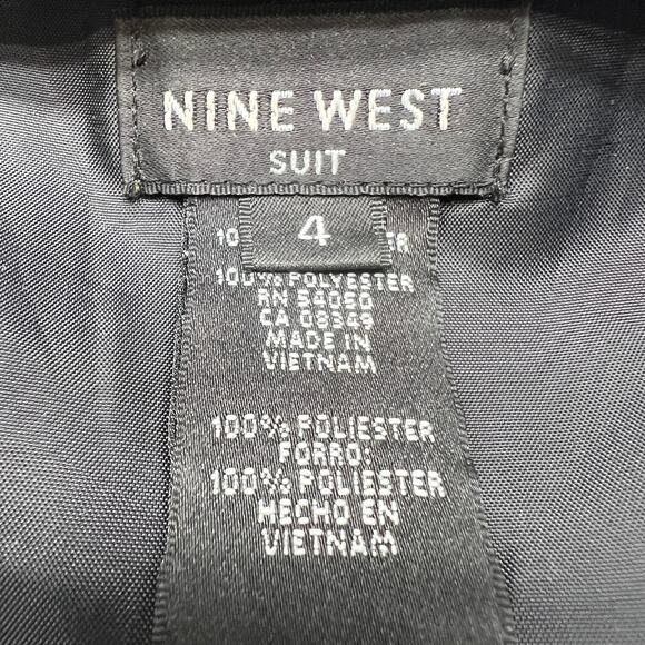 Nine West Floral Top Womens 4 Career Office Workwear Formal Party Cocktail Event - Picture 2 of 10